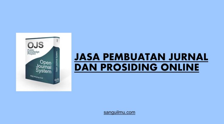 Jasa Pembuatan Jurnal dan Prosiding Online |