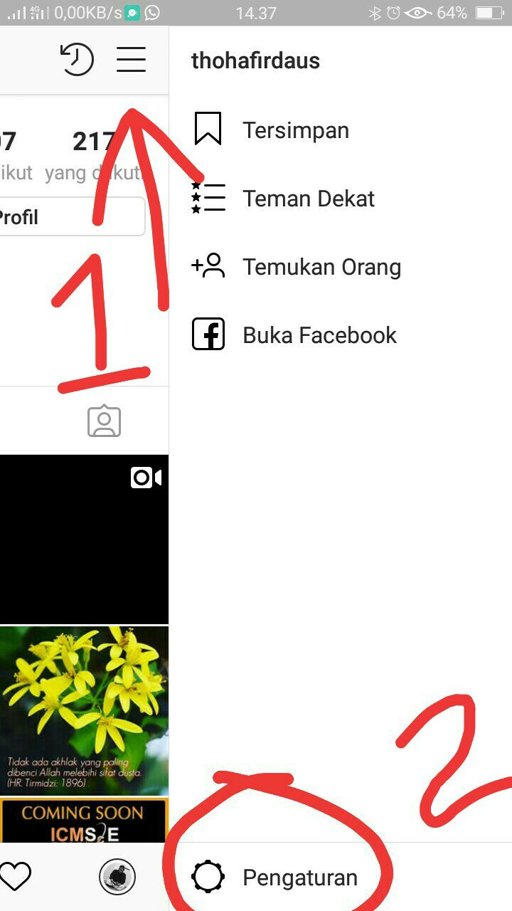 Instagram - Cara Membuat Akun Privat Bersifat Pribadi |