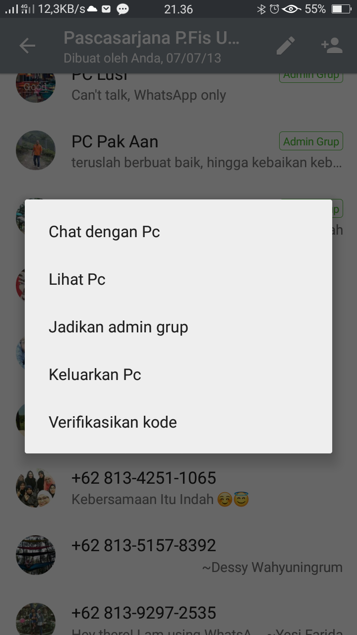 Cara Menambahkan dan Berhentikan Admin Grup WhatsApp |