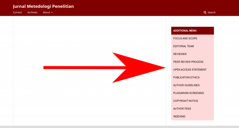 Tutorial membuat menu navigasi di OJS