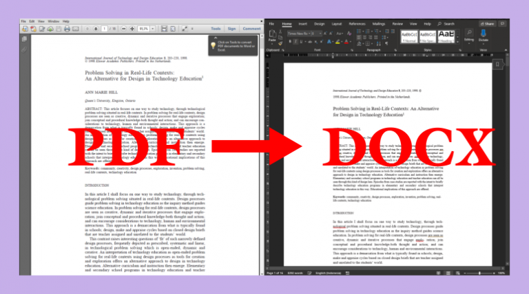cara convert pdf ke word