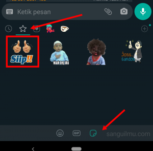Cara Menyimpan Gambar Stiker di WhatsApp |