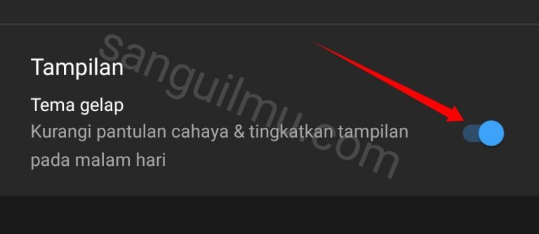 cara aktifkan mode gelap di youtube studio android