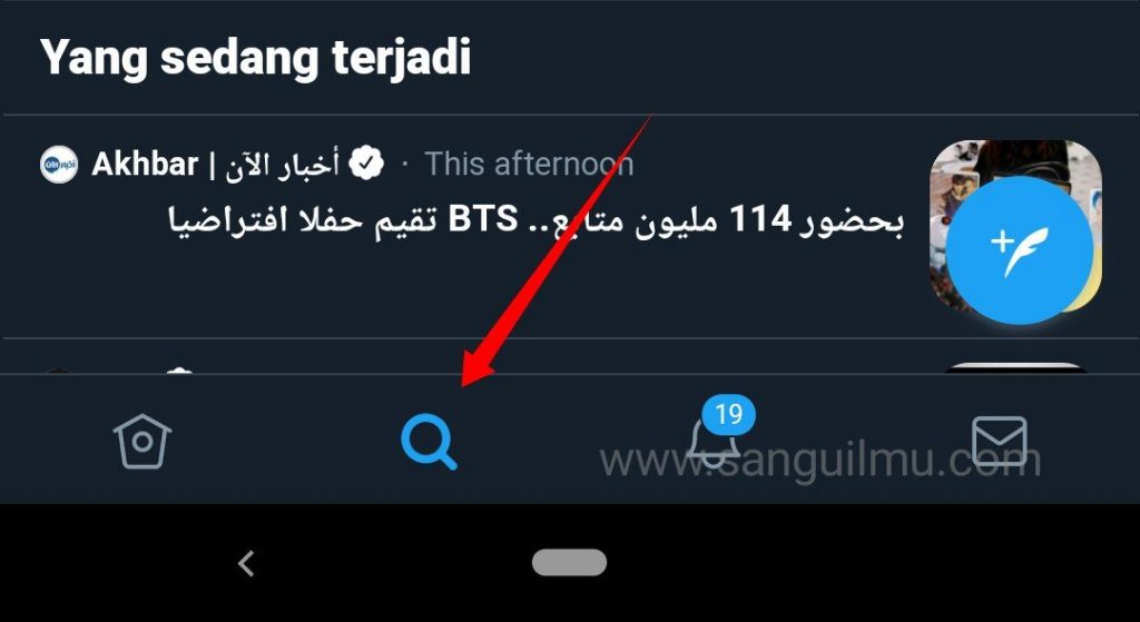 melihat tren twitter