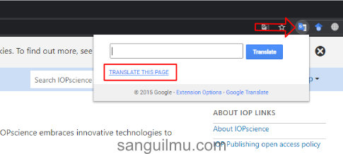 Cara menerjemahkan website menggunakan extension google translate