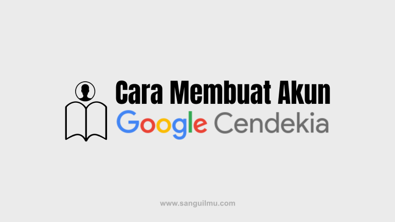 Cara Membuat Akun Google Scholar