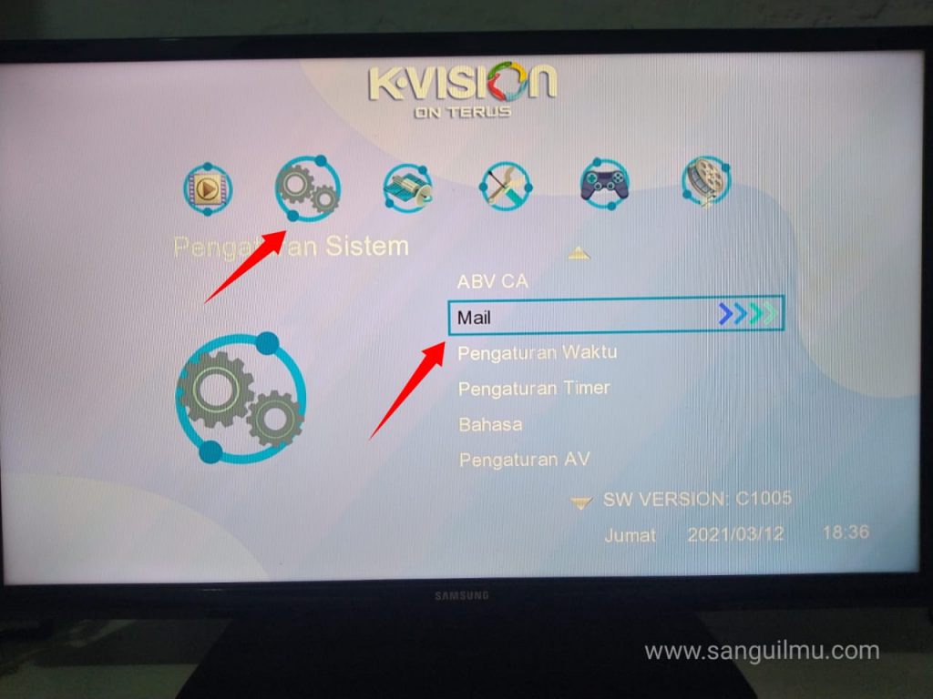 Menghilangkan Icon Pesan di K-VISION Terbaru
