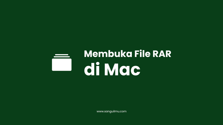 Membuka File RAR di mac