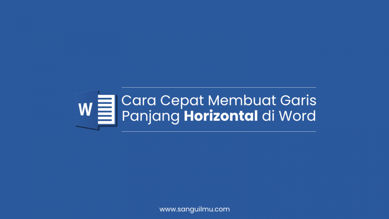 2 Cara Cepat Membuat Garis Kop Surat di Word |