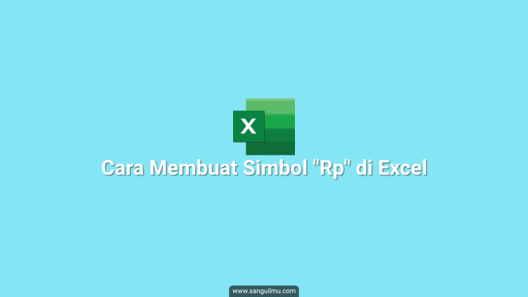 2 Cara Membuat Rupiah di Excel |