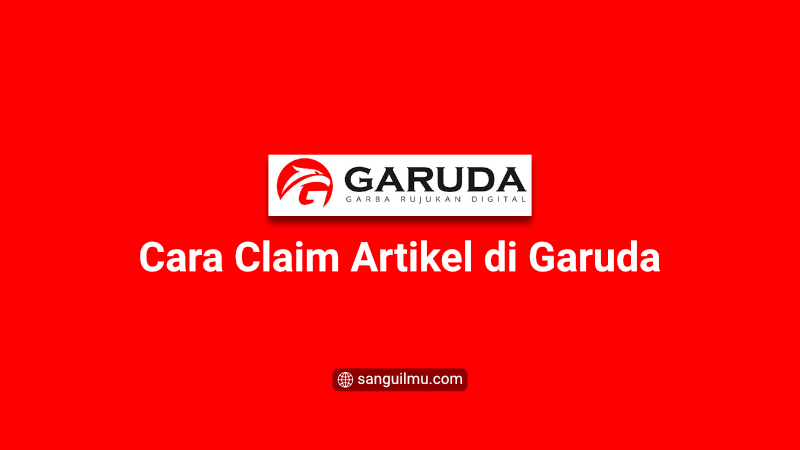 Cara Menambah/Claim Dokumen Artikel di Garuda |