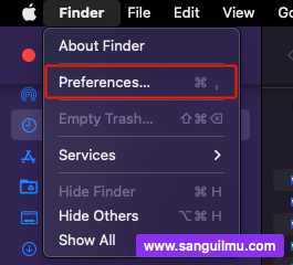 Finder MacOS: Memunculkan dan Menyembunyikan Menu Documents, Music, Movie, Hard Disk, Desktop, dll |