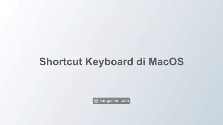 Shortcut Keyboard di MacOS