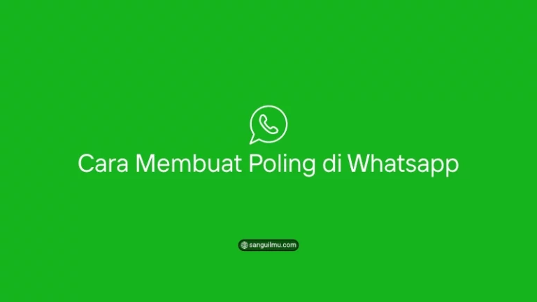 membuat poling di whatsapp