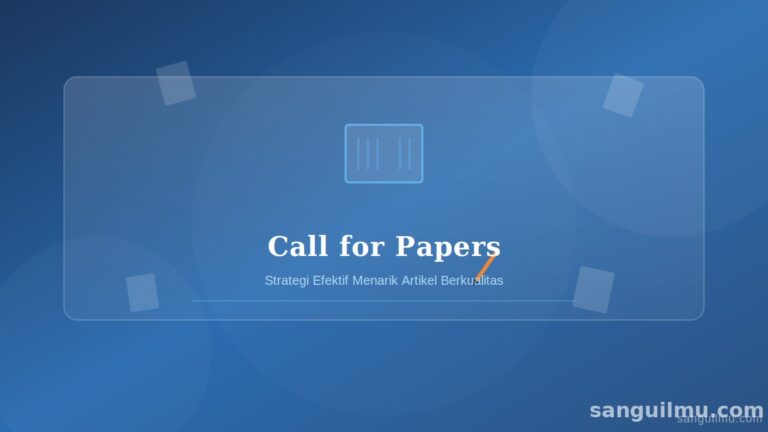 Ilustrasi Call for Papers untuk jurnal ilmiah - undangan menulis artikel