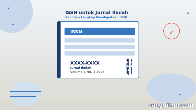 Ilustrasi ISSN untuk Jurnal Ilmiah - Panduan Mendapatkan ISSN