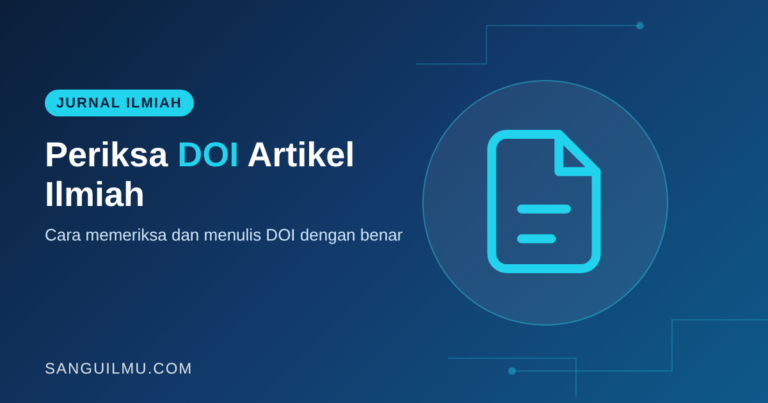 Ikon dokumen jurnal dengan judul Periksa DOI Artikel Ilmiah